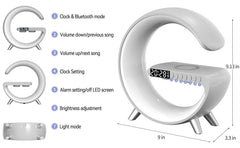 Bluetooth Speaker Wireless Charger Lamp.