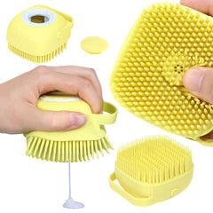 Cute Dog Bath Brush.