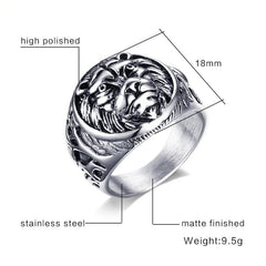 Lion Head Rings.