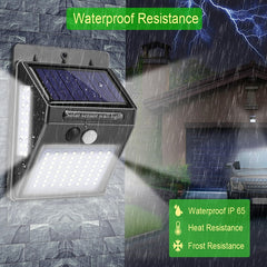 Garden Solar Lamp PIR Motion Sensor LED Solar Light Solar Powered By Sunlight Waterproof for Outdoor Wall Street Decoration.