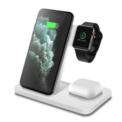 3in1 Wireless Fast Charger Dock Station.