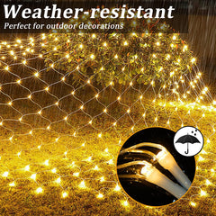 Net Mesh Solar Fairy Lights.