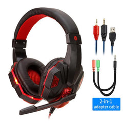 Led Light Wired Gamer Headset.