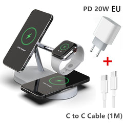 3-in-1 Wireless Magsafe Charger Stand.