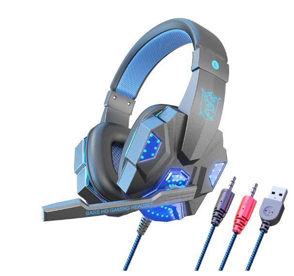 Led Light Wired Gamer Headset.